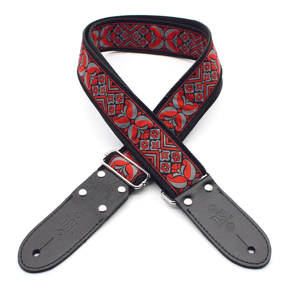 DSL Jacquard Weaving Straps JAC20-DC-RED