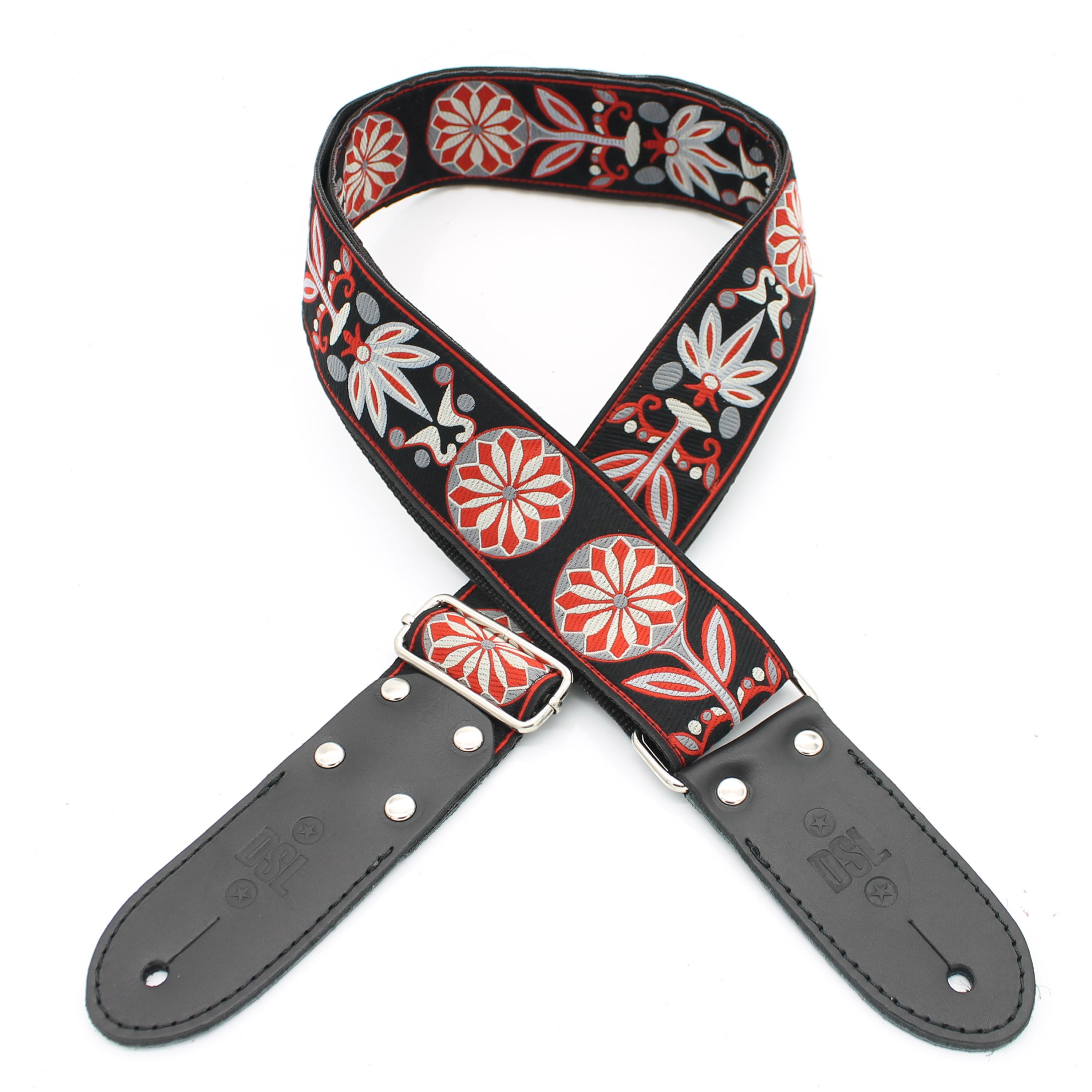 DSL Jacquard Weaving Straps JAC20-FAIR-RED