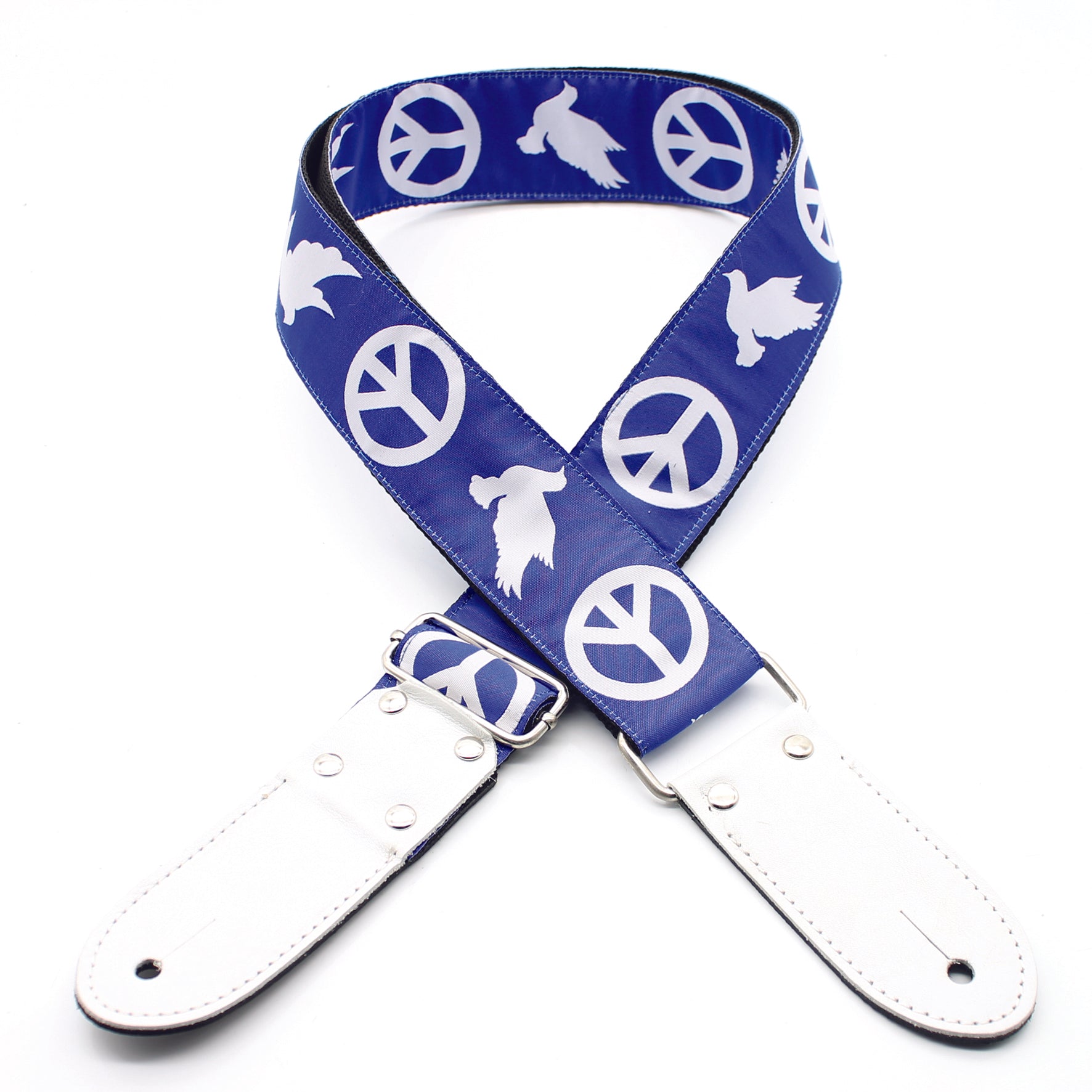 DSL Jacquard Weaving Straps JAC20-PEACE-BLUE