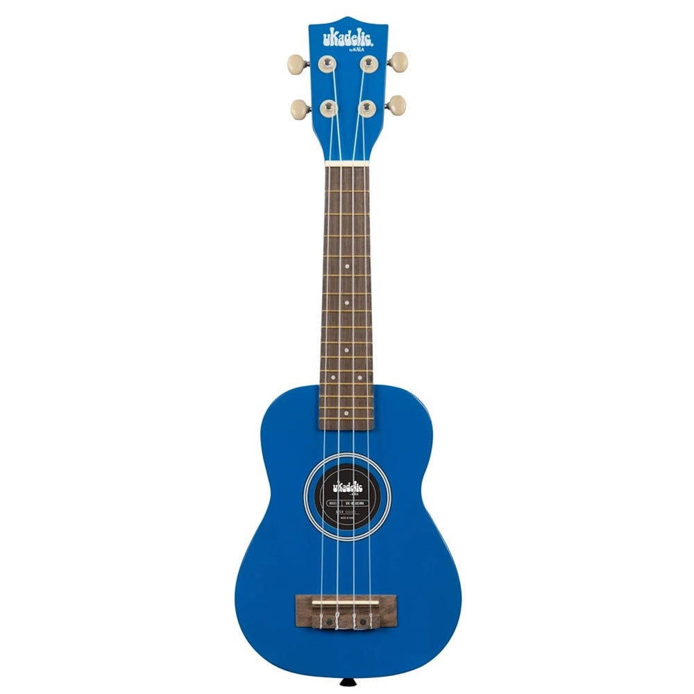 Kala Ukadelic Soprano Ukulele-BlueInk