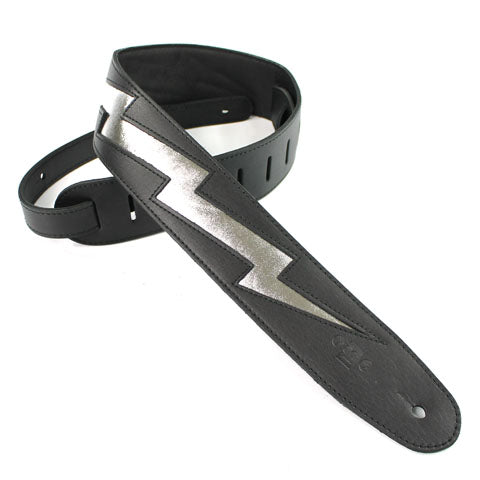 DSL Lightning Bolt Straps Silver