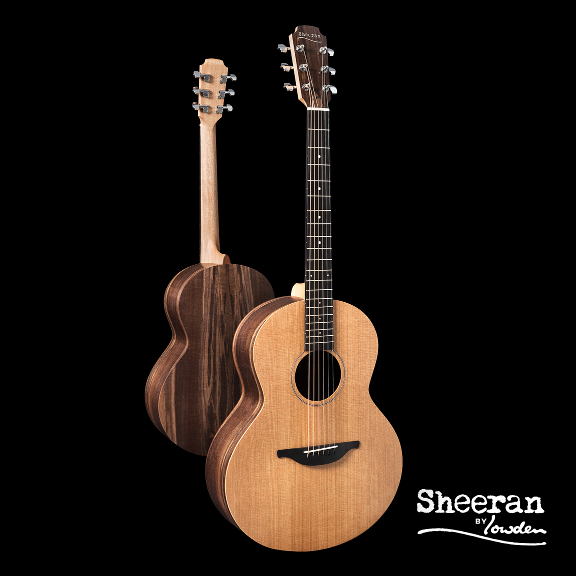 Sheeran by Lowden S01 Solid Cedar Top, Walnut back and sides, No pickup