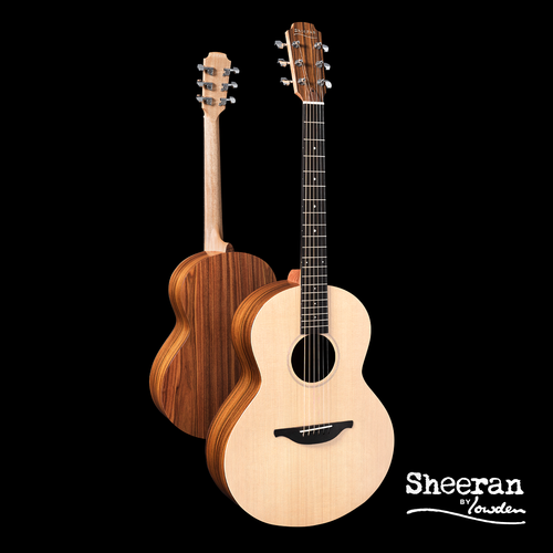 Sheeran by Lowden S02 Solid Sitka Spruce Top, Santos Rosewood Back and Sides, LR Bags Element pickup