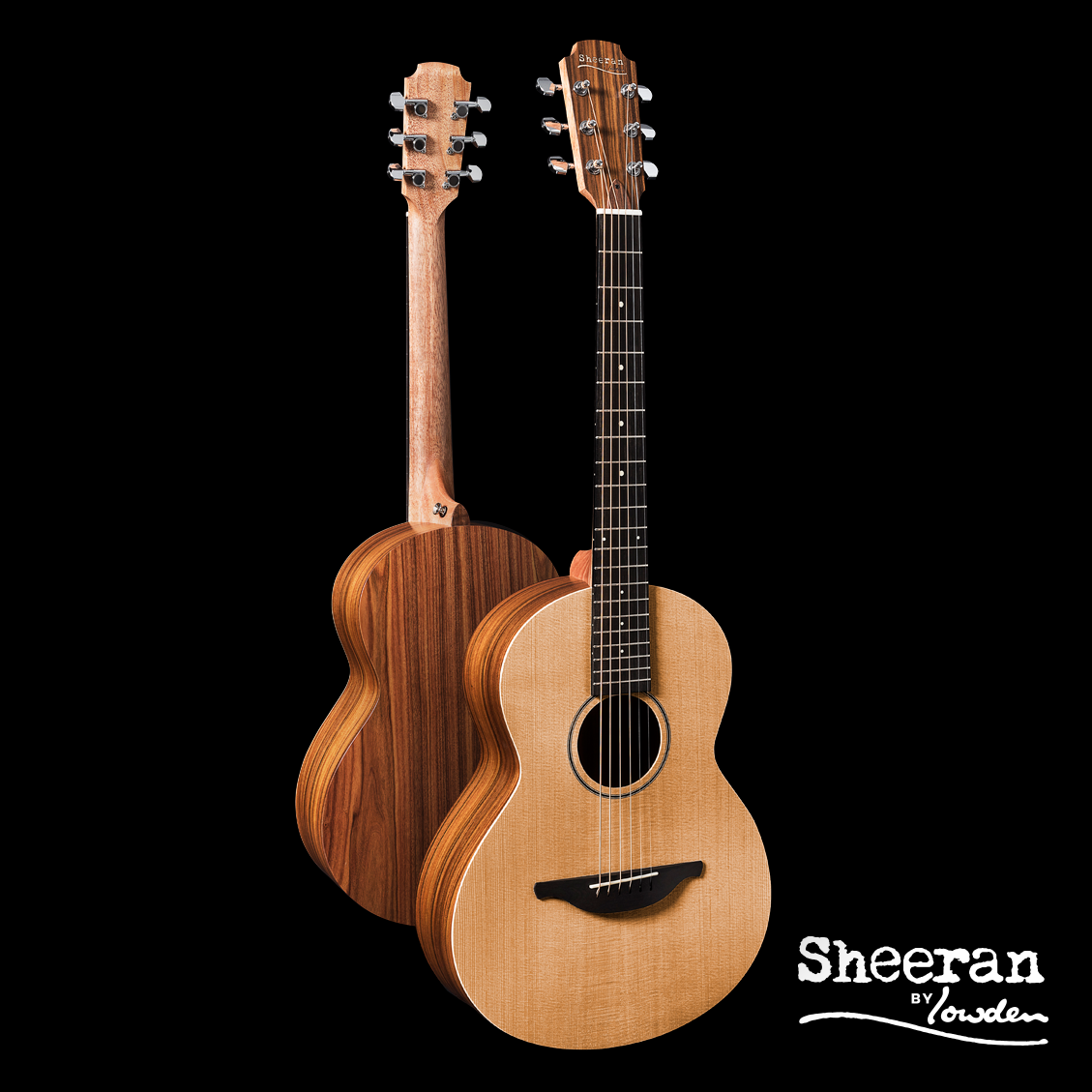 Sheeran by Lowden W03 Solid Cedar Top, Santos Rosewood back and sides, Body Bevel, LR Bags Element pickup