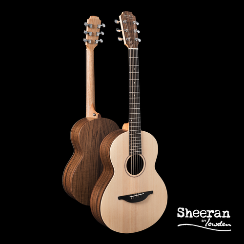 Sheeran by Lowden W04 Solid Sitka Spruce Top, Figured Walnut back and sides, Body Bevel, LR Bags Element pickup