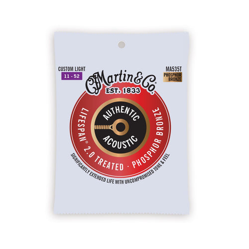 Martin Authentic Acoustic Lifespan 2.0 Phosphor Bronze | Select Gauge