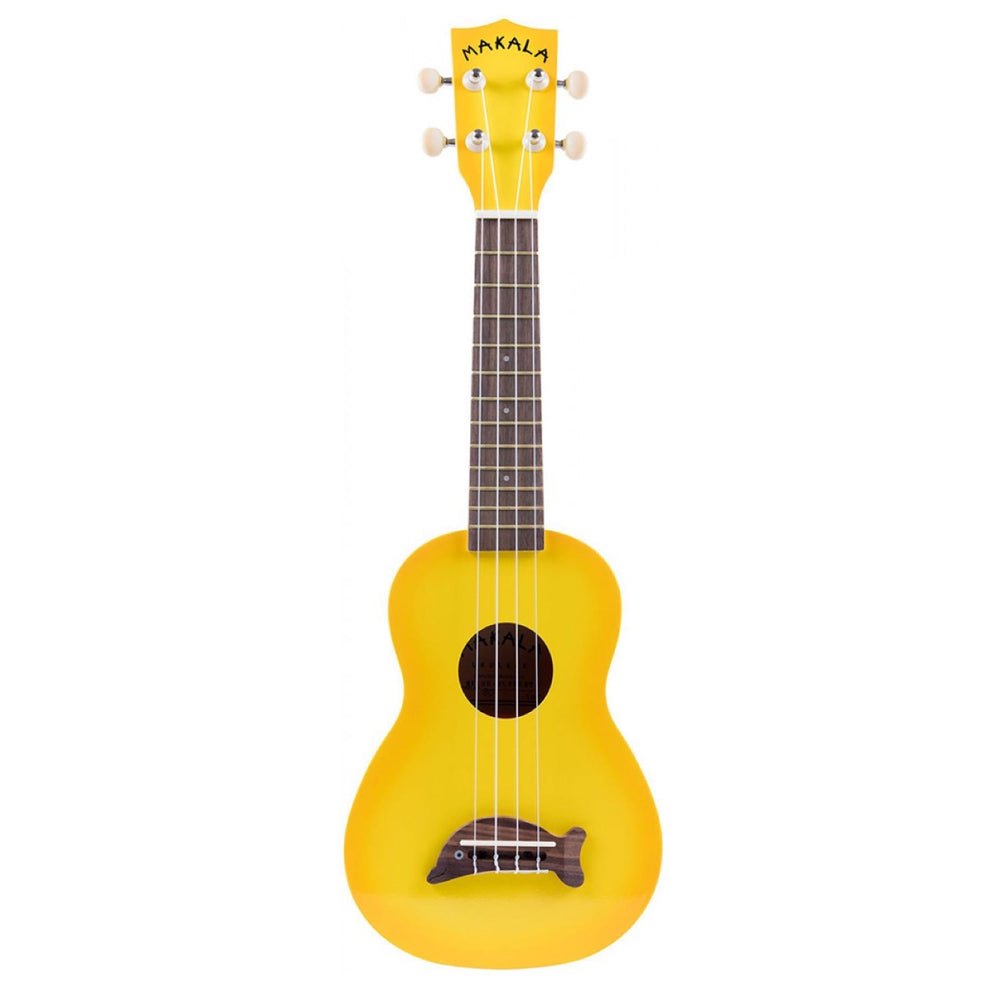 Makala MKSD  - Dolphin Soprano Ukulele Yellow Burst