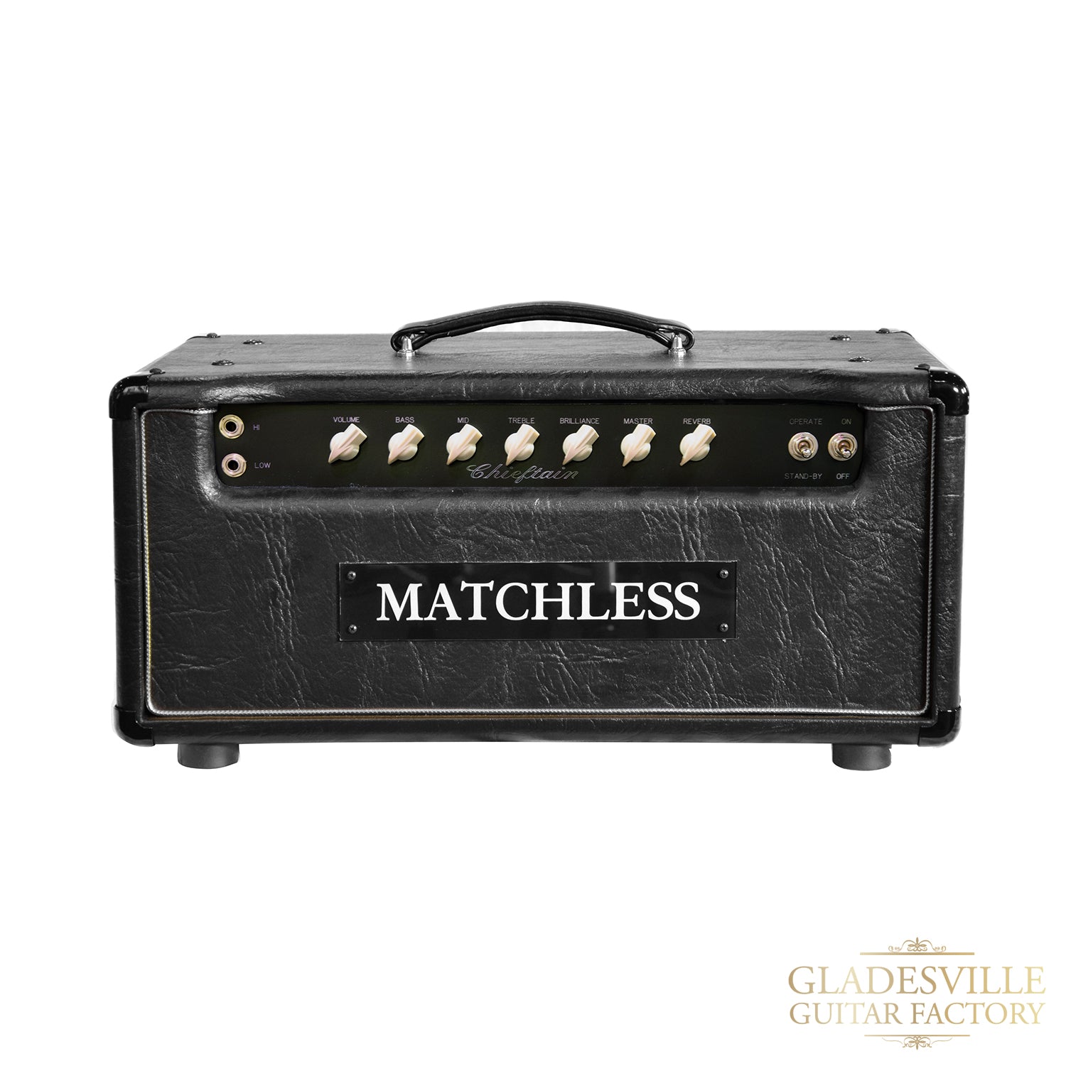 Matchless Chieftain 40W Reverb Head Black/Silver