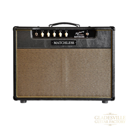 Products Matchless Lightning 15W Reverb Combo 112 Black/Gold