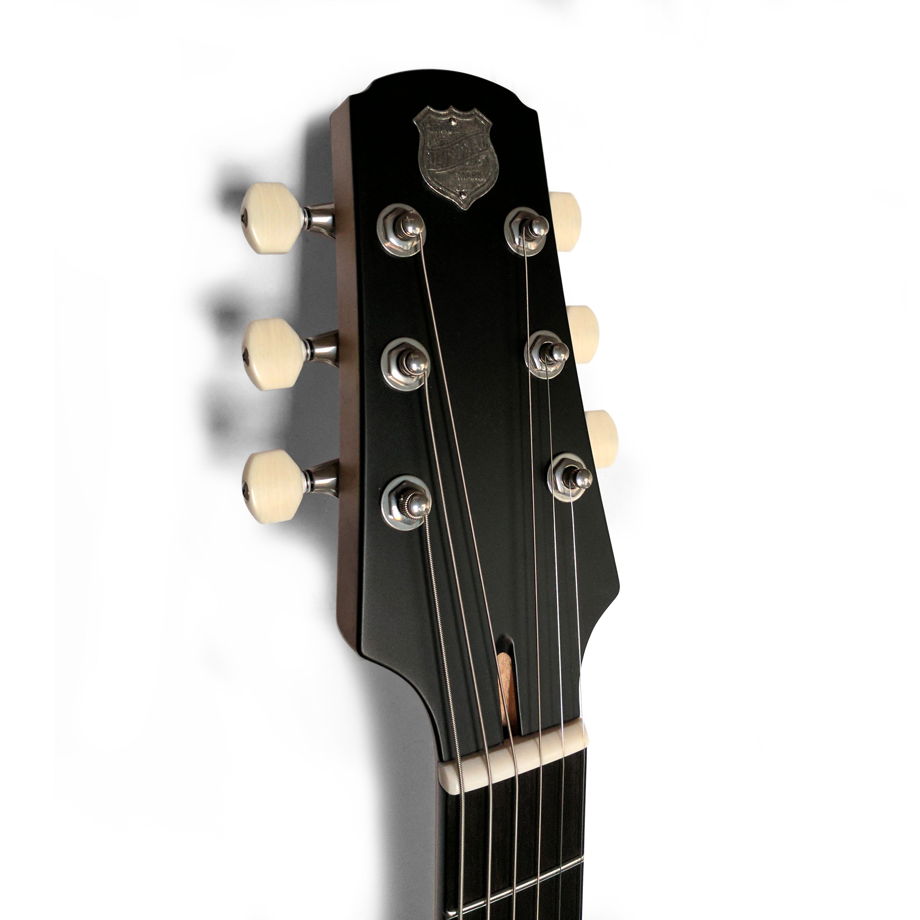 National Pioneer RP1 Black Rust Resonator Electric Guitar