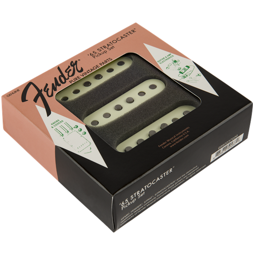 Fender Pure Vintage '65 Strat® Pickup Set, Vintage White (3)