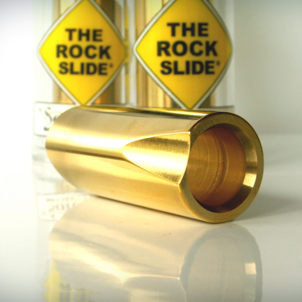 Rock Slide Polished Brass Medium