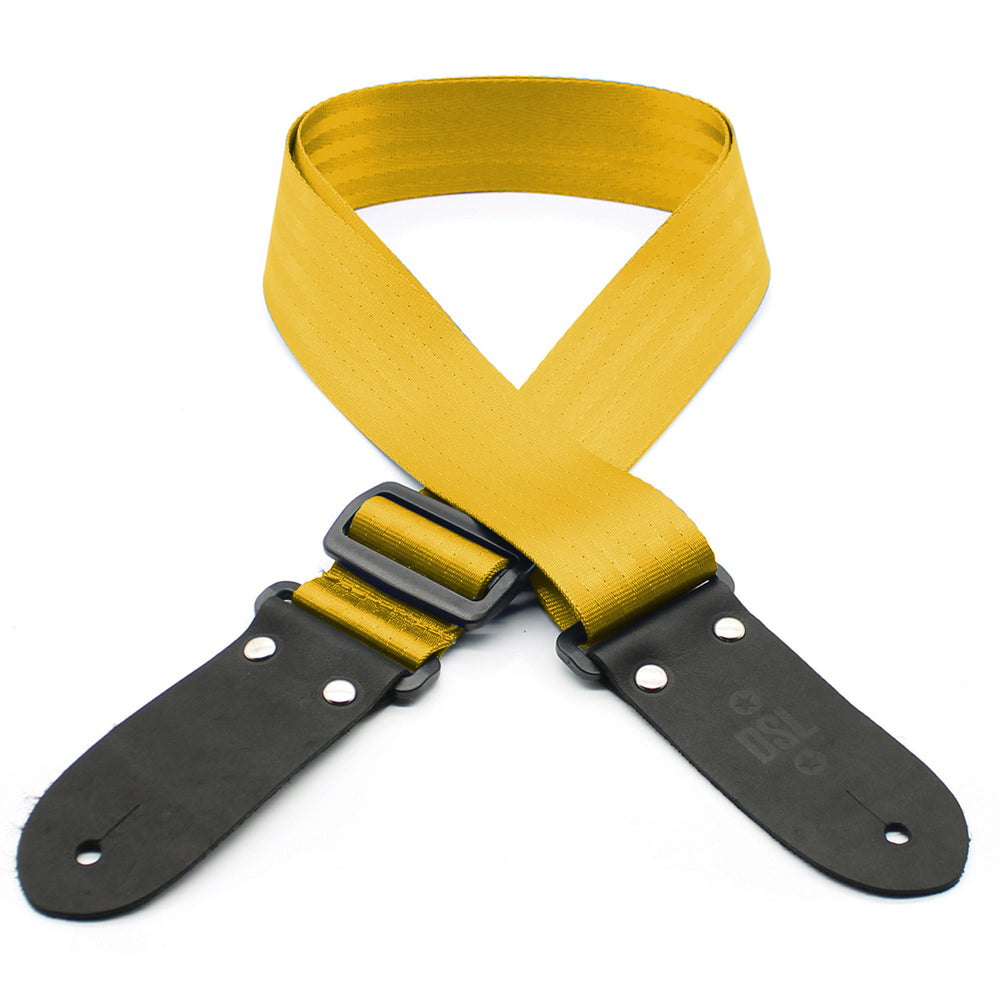 DSL Seat Belt Webbing Straps Gold