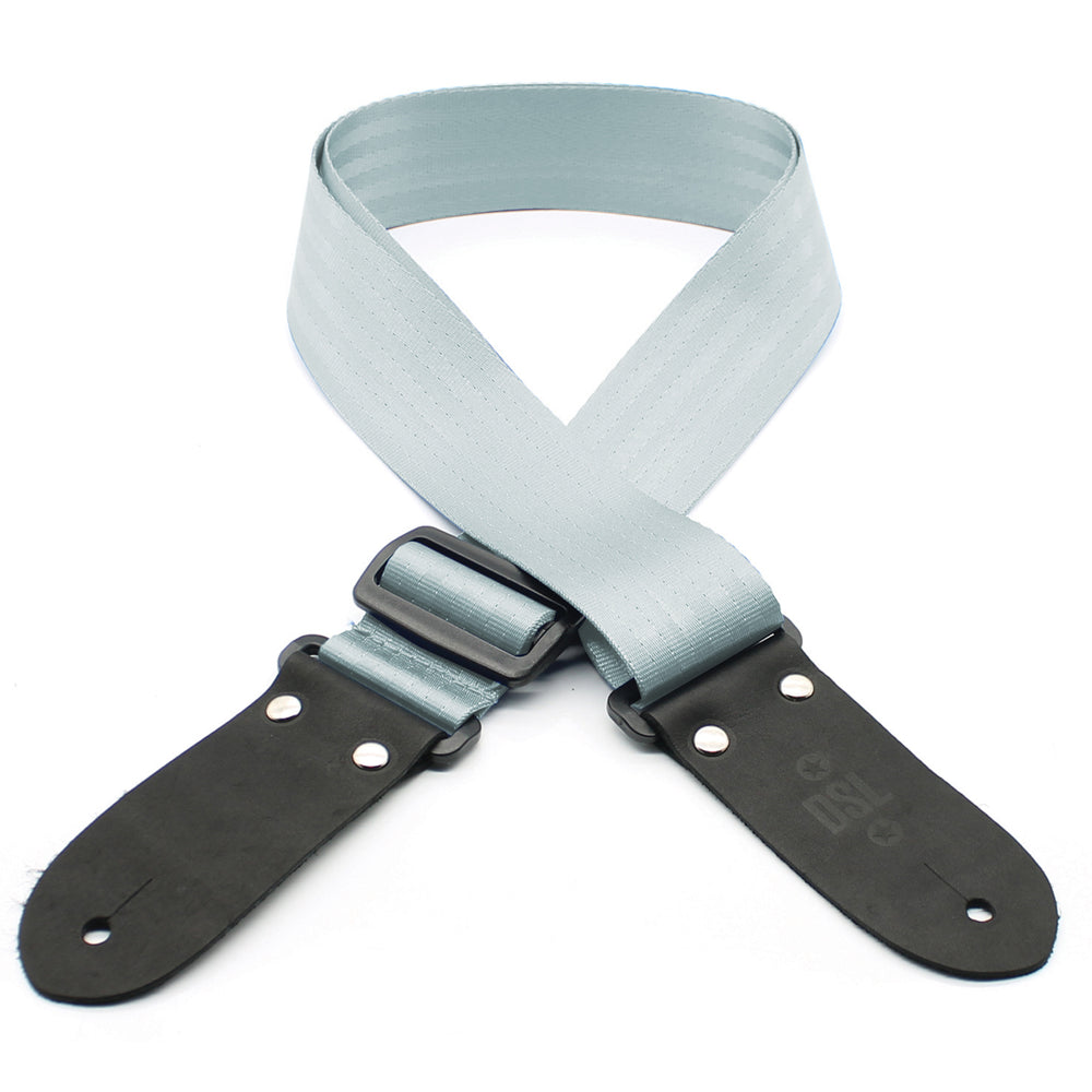 DSL Seat Belt Webbing - Silver Strap