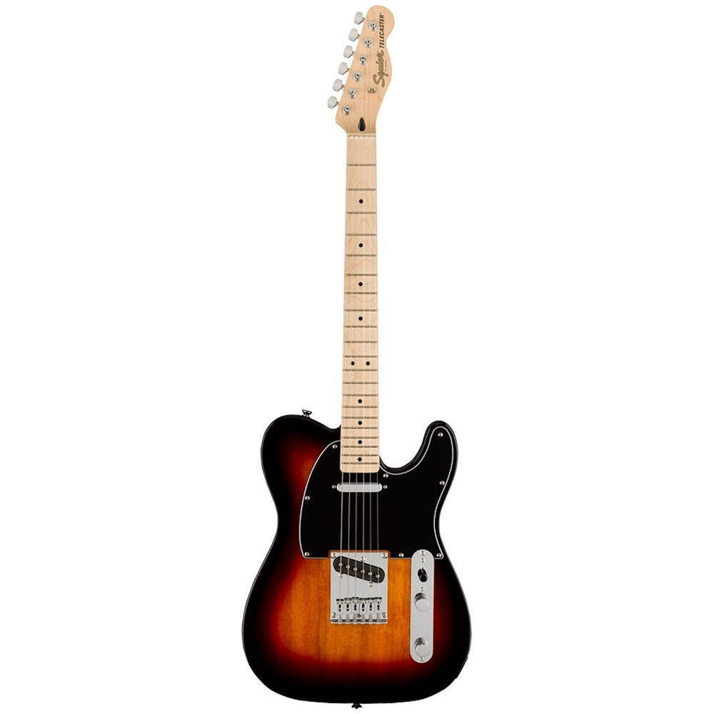 Squier Affinity Series™ Telecaster®, Maple Fingerboard, Black Pickguard, 3-Colour Sunburst