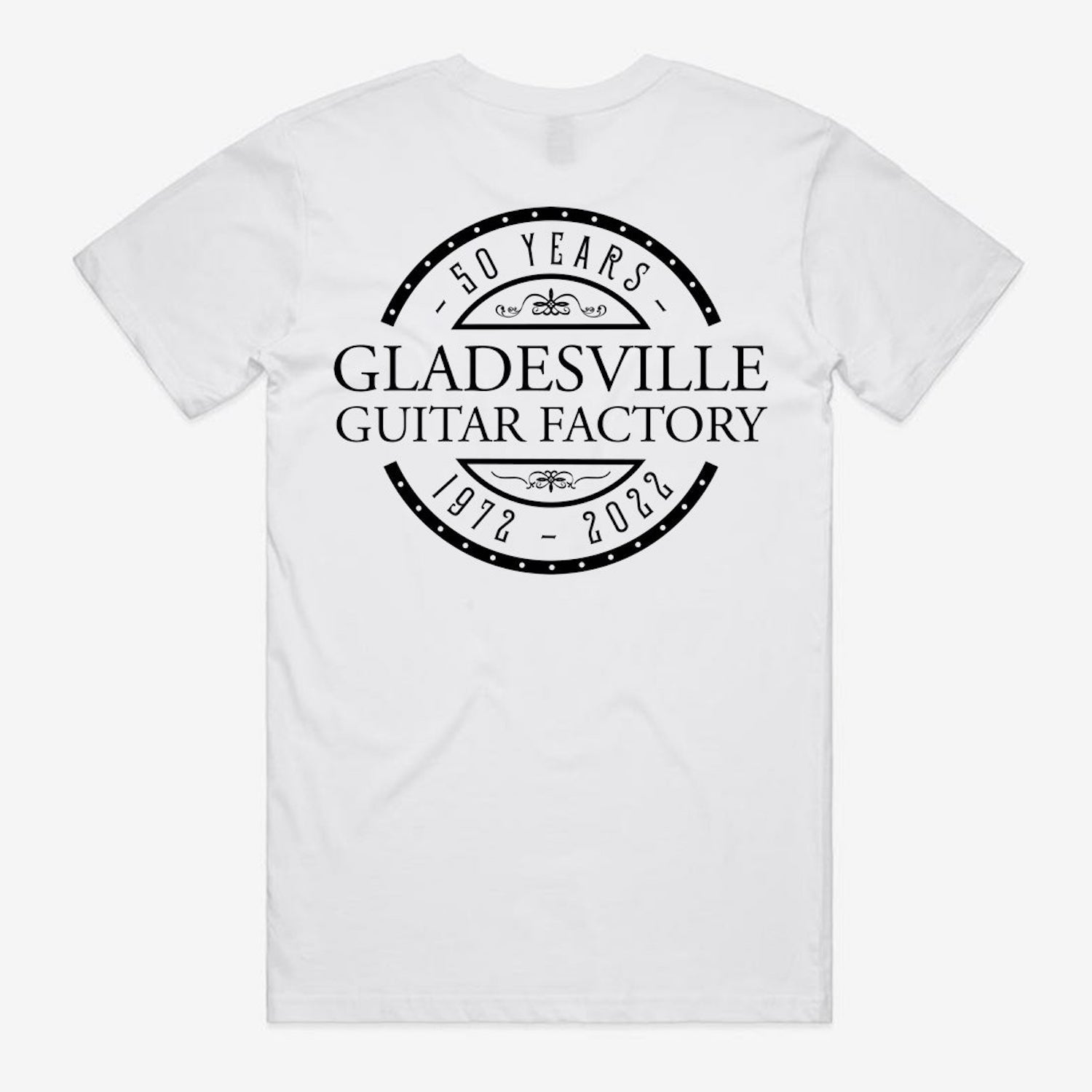 Guitar Factory 50 Years Tee - White L