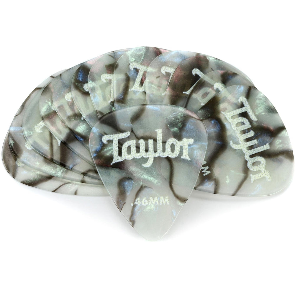 Taylor Celluloid 351 Guitar Picks | Select Type Abalone 0.46mm 12-Pk