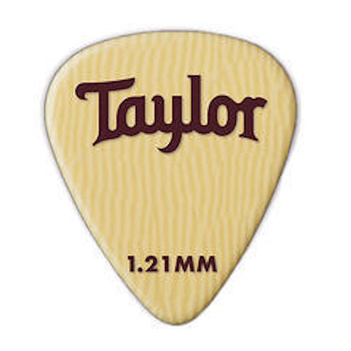 Taylor Premium Darktone Ivoroid 351 Picks 1.21mm 6 Pack