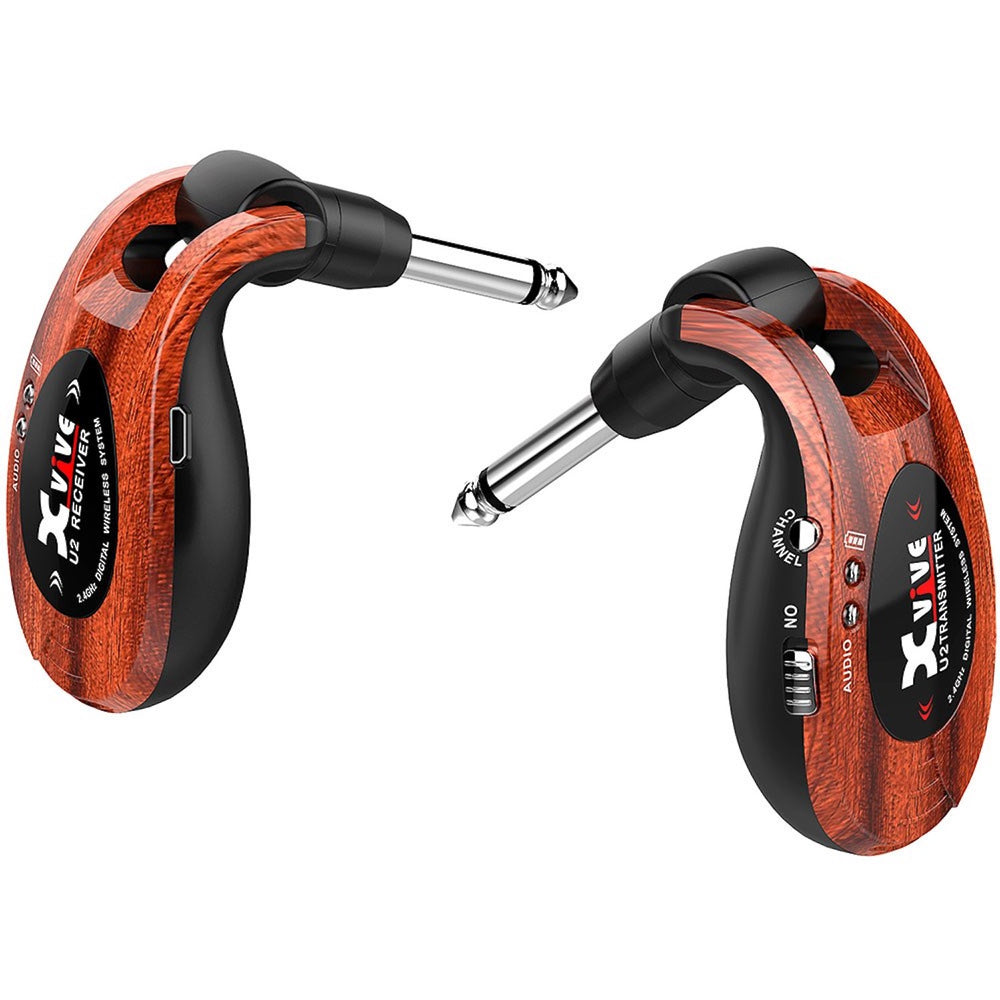 Xvive U2 Guitar Wireless System 2.4GHZ Wood