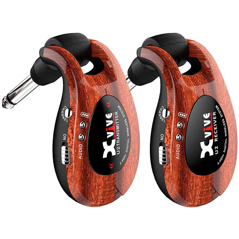 Xvive U2 Guitar Wireless System 2.4GHZ Wood