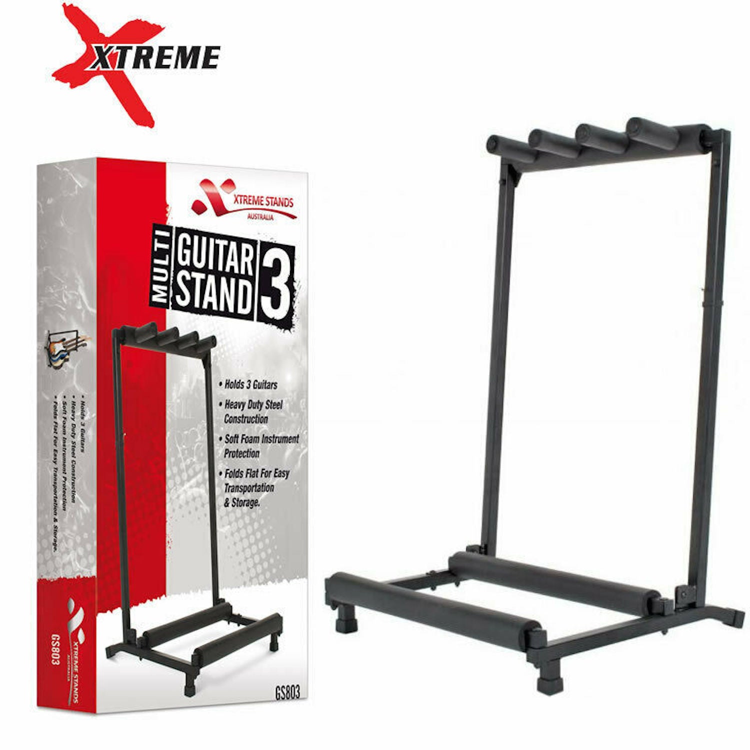 Xtreme GS803 3 Multi Rack Guitar Stand