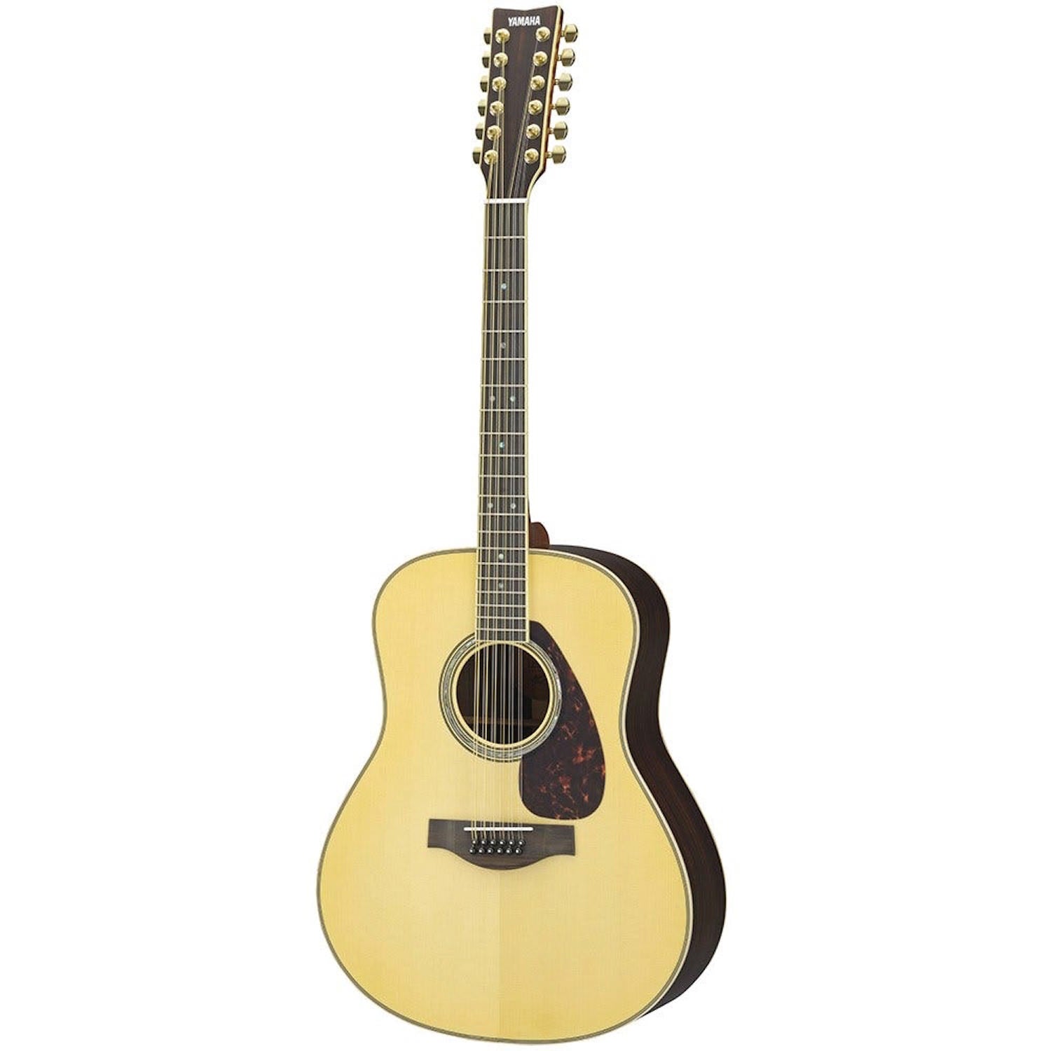 Yamaha LL16 12 String Natural Acoustic Guitar w/Hard Bag
