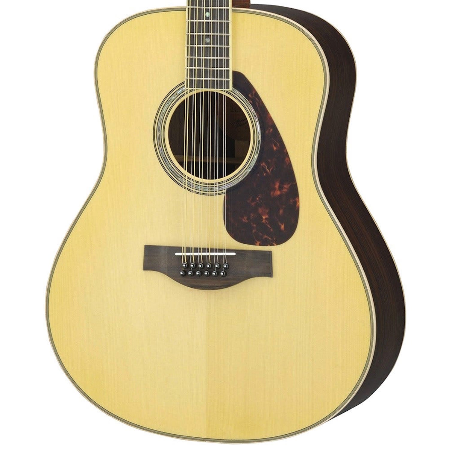 Yamaha LL16 12 String Natural Acoustic Guitar w/Hard Bag