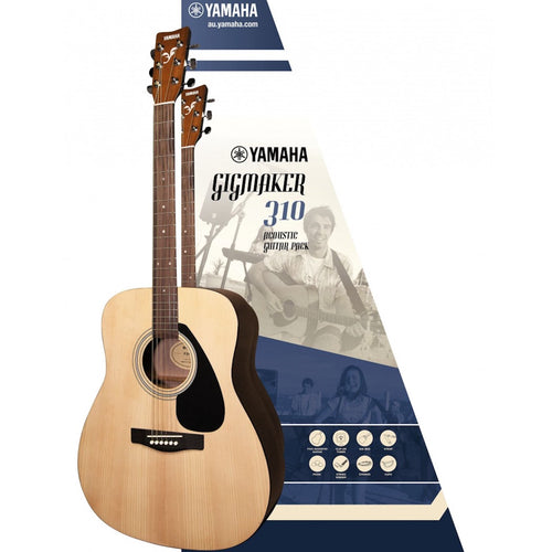 Yamaha Gigmaker F310P Acoustic Guitar Pack - Natural