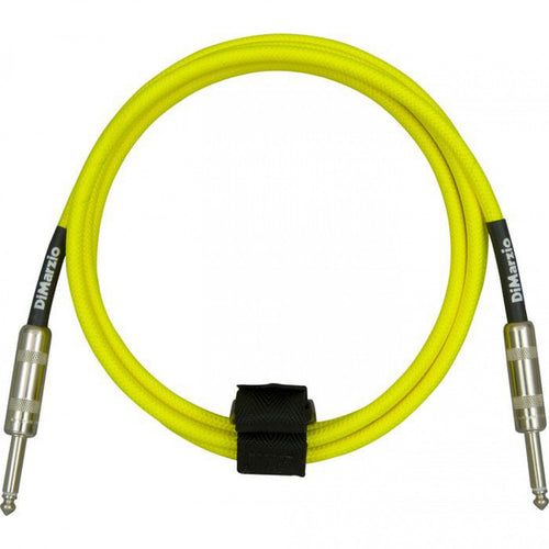 DiMarzio EP1718NY 18ft American Cable Overbraid Neon Yellow