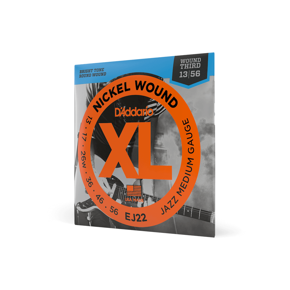 D'Addario XL Jazz Nickel Wound Electric Guitar Strings | Select Gauge