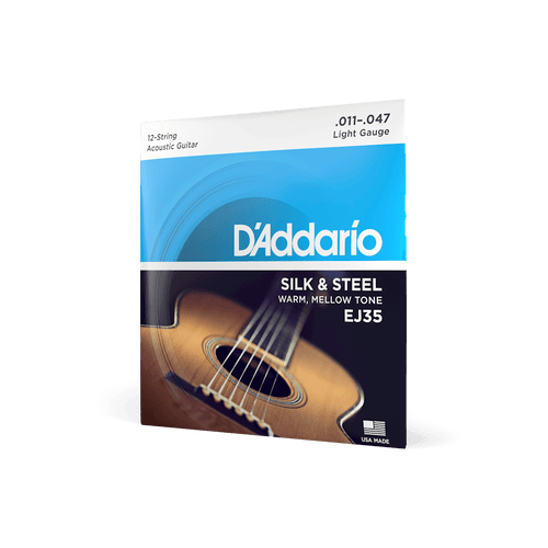 D'Addario Silk & Steel Folk Acoustic Guitar Strings | Select Gauge