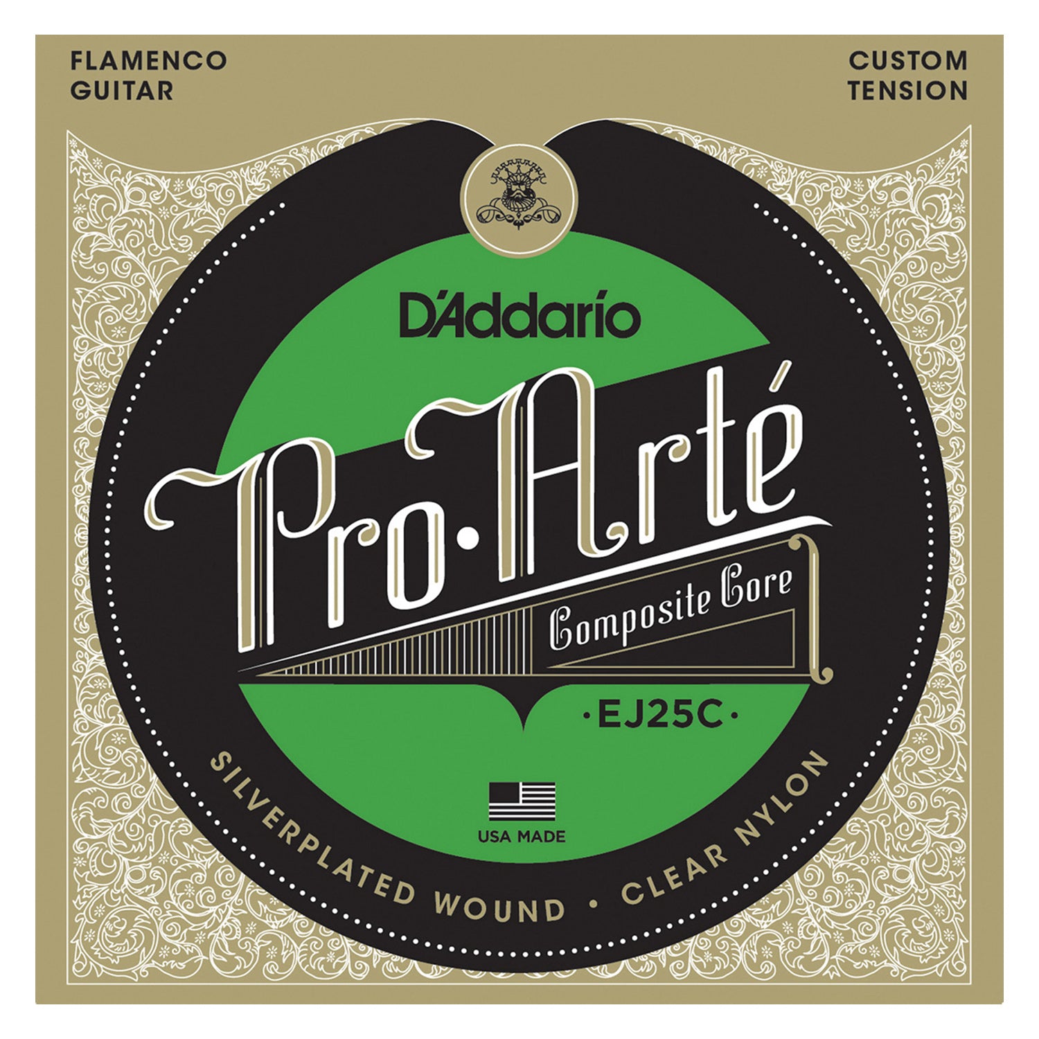 D'Addario EJ25C Pro-Arte Clear Nylon Composite Flamenco Guitar Strings