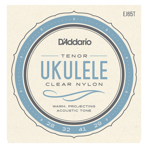 D'Addario EJ65T Pro-Arté Custom Extruded Nylon Ukulele Strings, Tenor