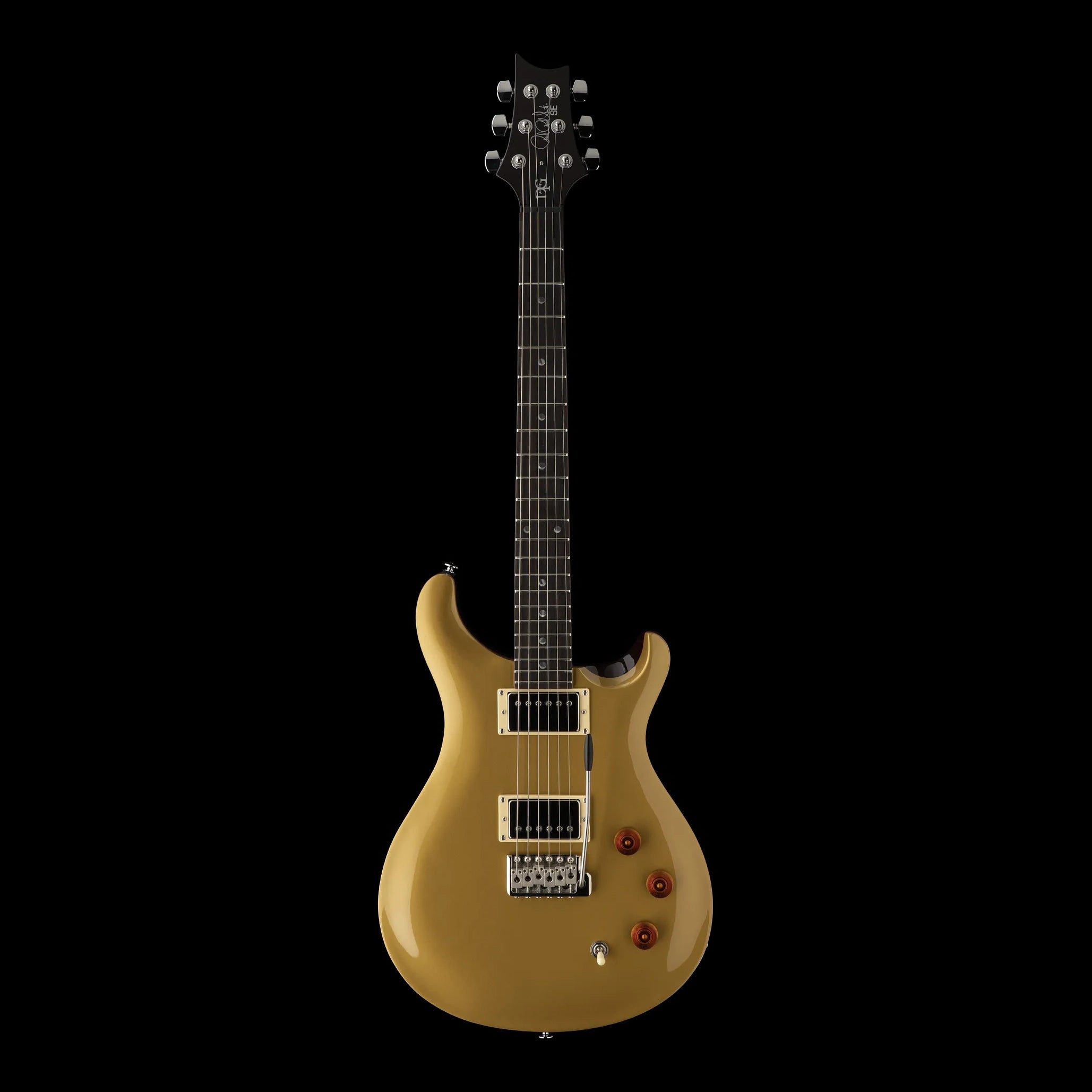 PRS SE DGT David Grissom Signature Moons - Gold Top w/Bag