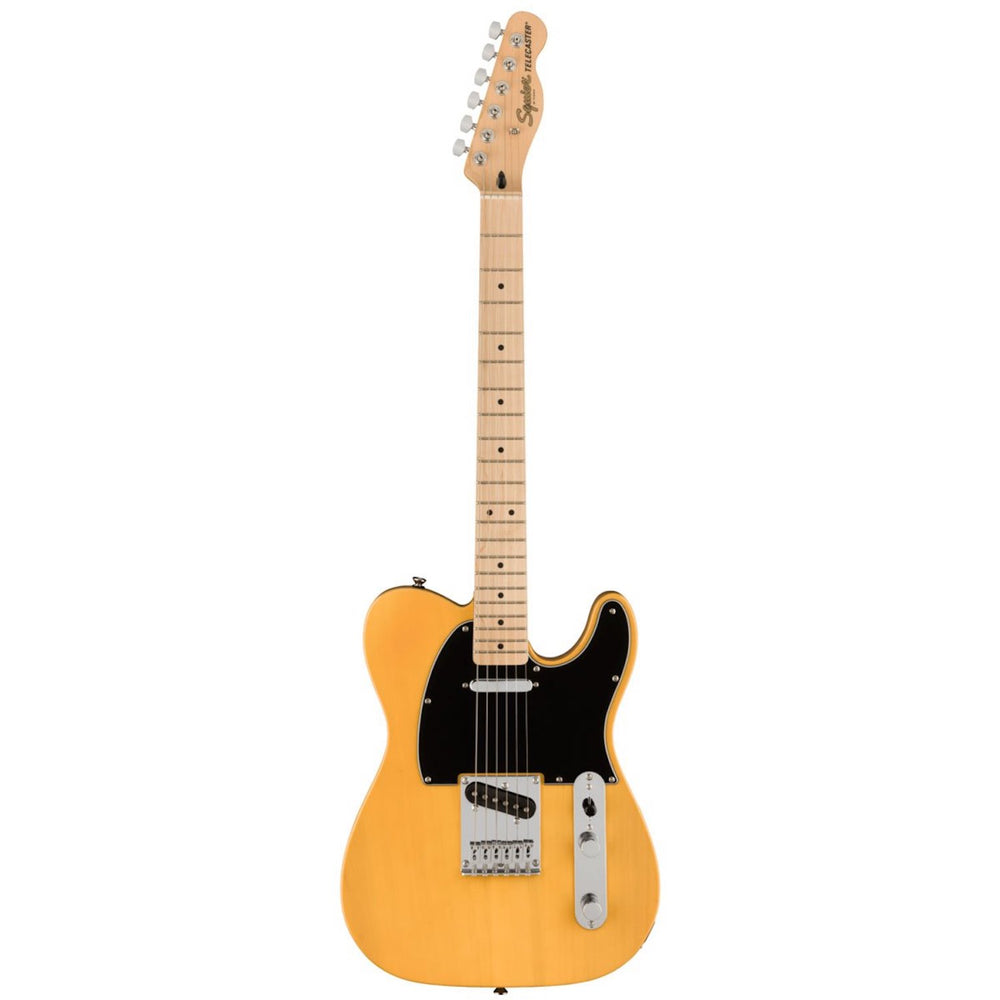 Squier Affinity Series™ Telecaster®, Maple Fingerboard, Black Pickguard, Butterscotch Blonde