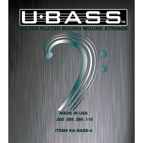 Kala Ukulele Bass Silver Plated Round Wound 4 String Set