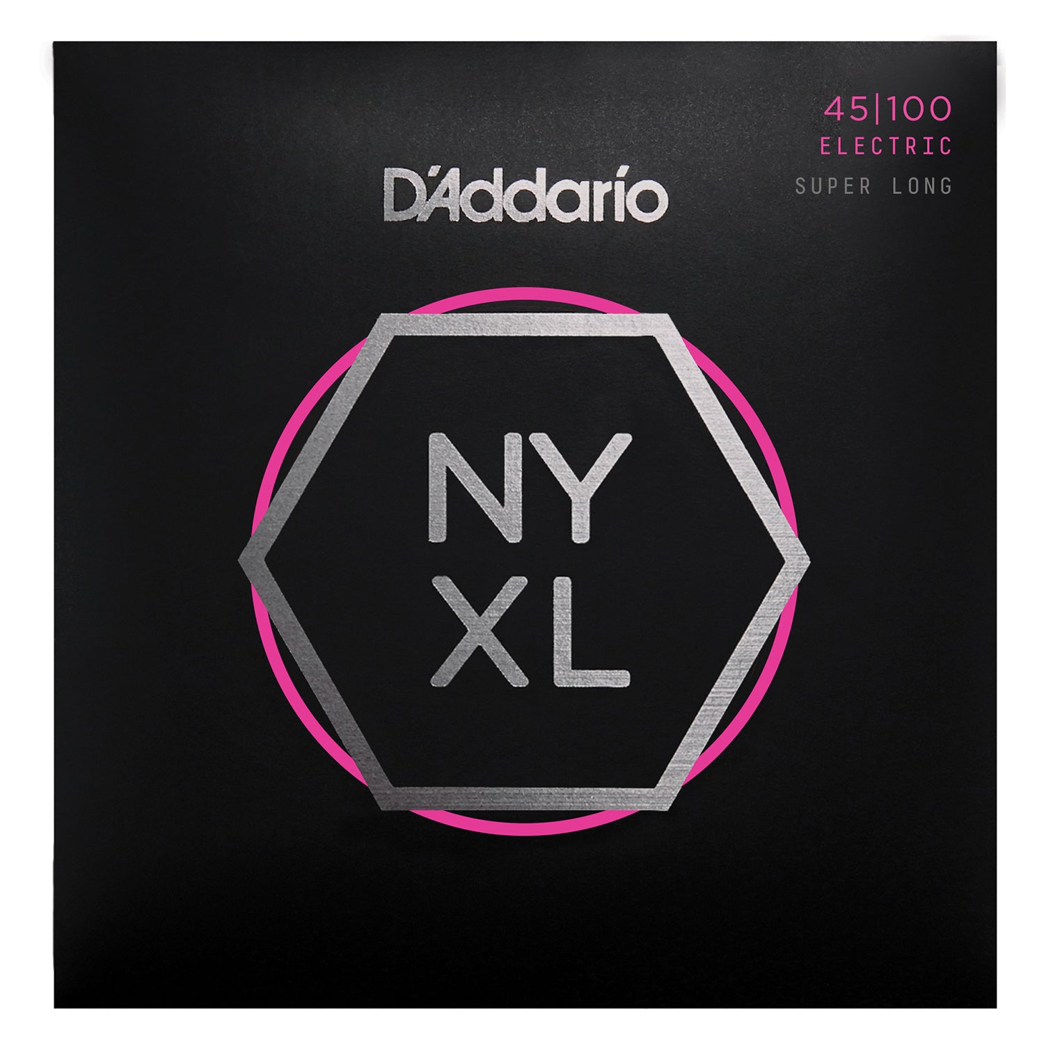 D'Addario NYXL45100SL Nickel Wound Bass Guitar Strings, Regular Light, 45-100, Super Long Scale