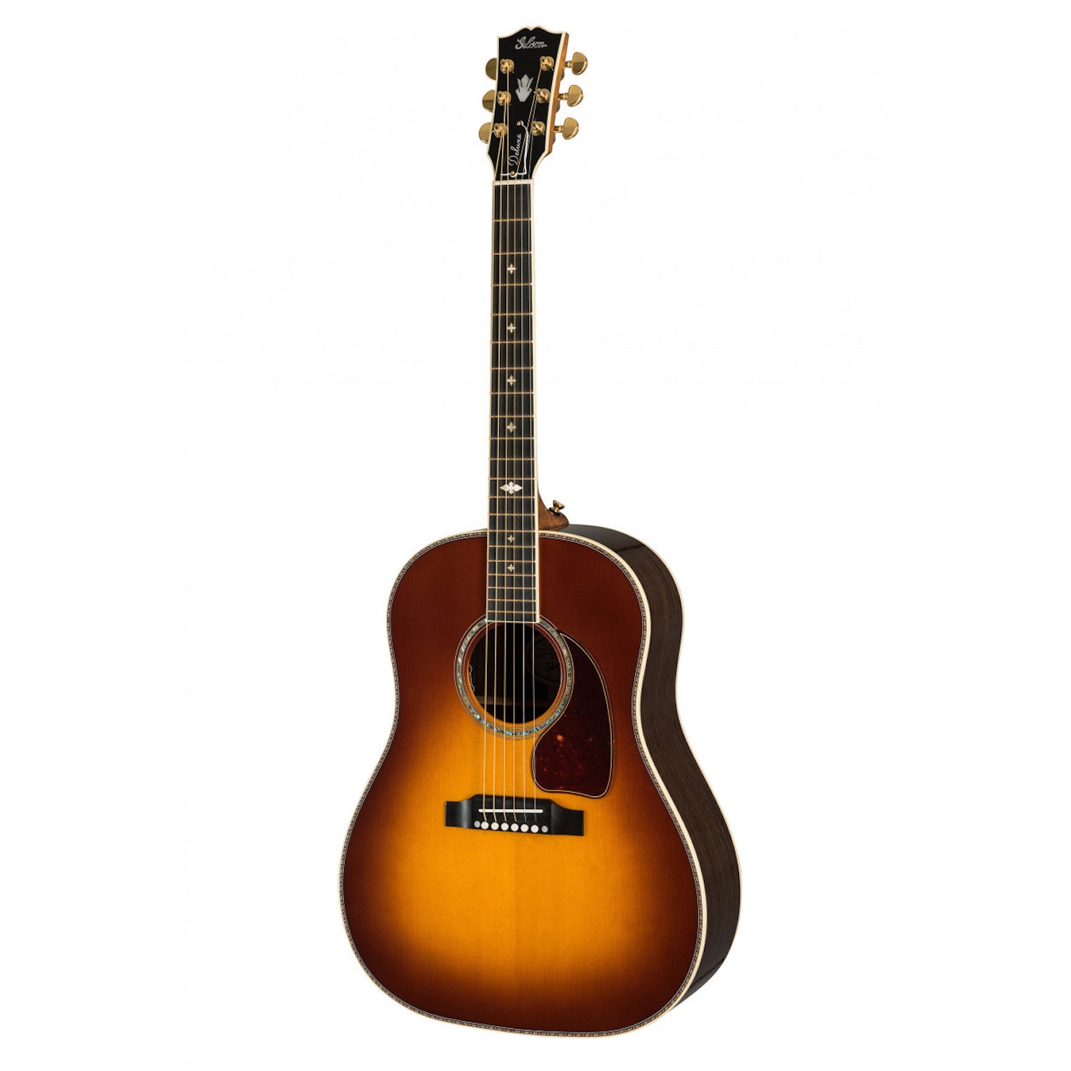 Gibson J-45 Deluxe Acoustic Guitar Rosewood Burst