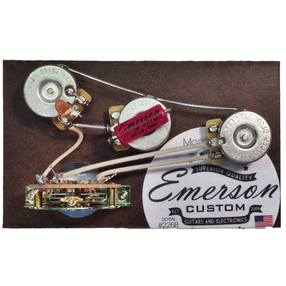 Emerson S5B Stratocaster Blender 5-Way Prewired Kit