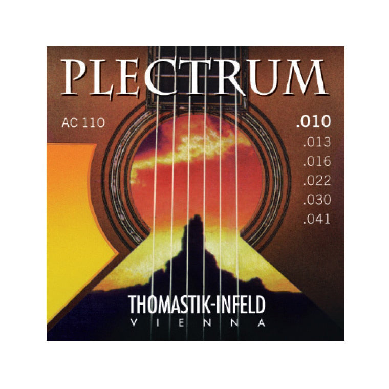 Thomastik Plectrum Acoustic Guitar Strings | Select Gauge AC110 | 10-41
